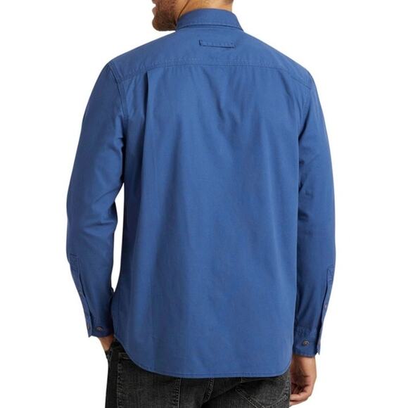 Lee Premium Select Men's Stretch Canvas Utility Long Sleeve Button Down Shirt M - Picture 4 of 6